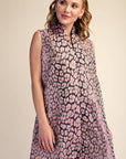 Huntress Jacquard Mini Dress-Pink