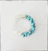 Moonglow Bracelet- Turquoise/Clear