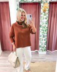Falling Leaves Sweater-Camel