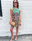 Petal Poetry Embroidered Mini Dress