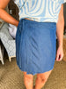 Wrap Around Denim Skirt