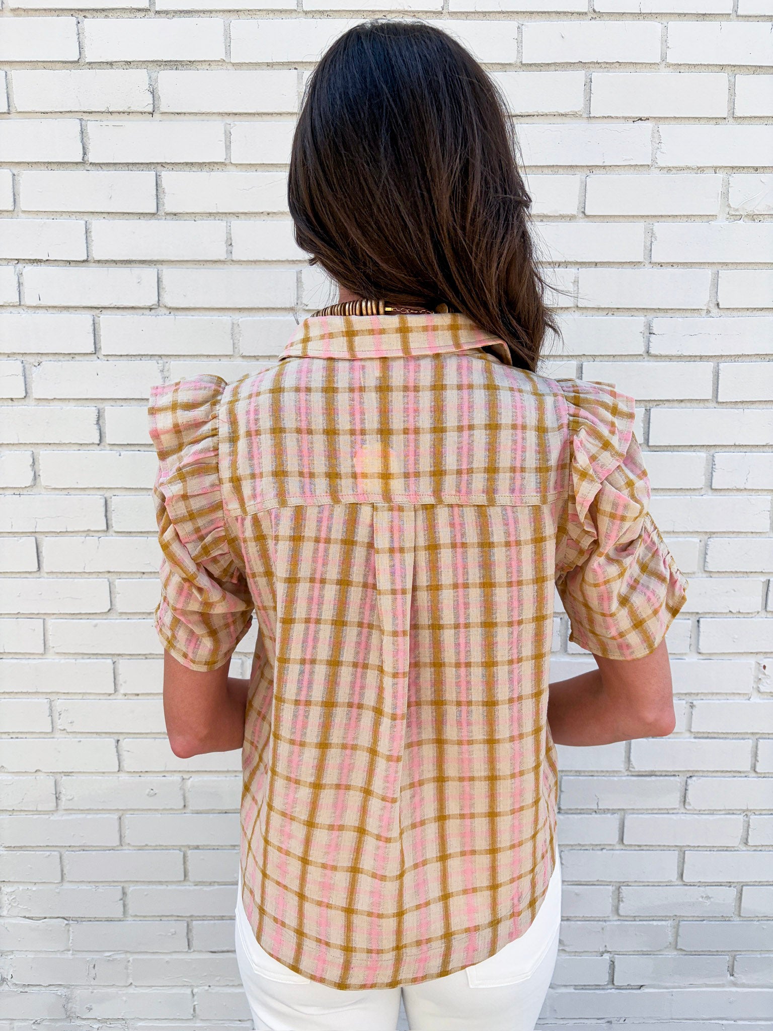 Aria Button Down Top