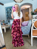 Dreaming Of Dahlias Maxi Skirt
