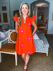 Mid Century Starburst Mini Dress