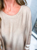 Sports Mode Batwing Sweater- Oatmeal/Ivory