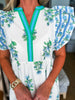Coastal Brunch Floral Midi Dress