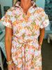 Lovely Garden Floral Midi Dress