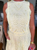 Wrapped in Romance Eyelet Skirt Set-Yellow