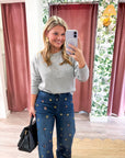Feel At Ease Sweater-Heather Gray