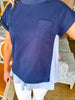 School Girl Asymmetrical Top