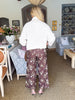 Redwoods Floral Print Pants