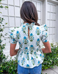 Sunday in Bloom Peplum Top
