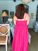 Summer Sundays Gingham Dress-Cherry