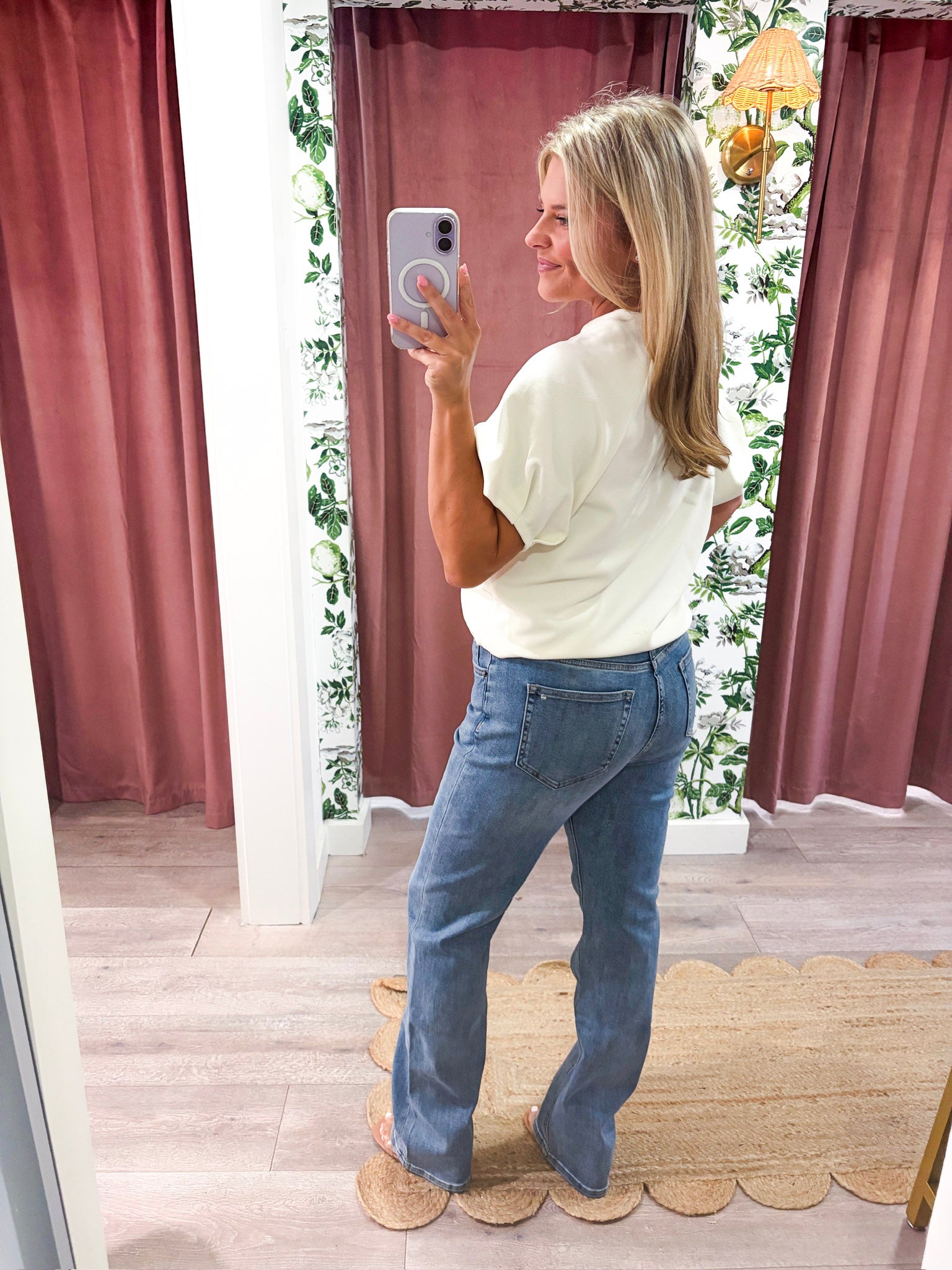 On the Go Straight Leg Jeans