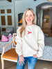 Nantucket Days Lobster Sweatshirt- Cream