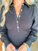 Urban Frontier Mixed Media Top