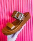 Summer Sun Strap Sandals- Tan