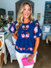 Cozumel Cutie Embroidered Top
