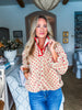 Heart Print Teddy Bear Jacket