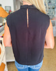 Polished Affair Top-Black