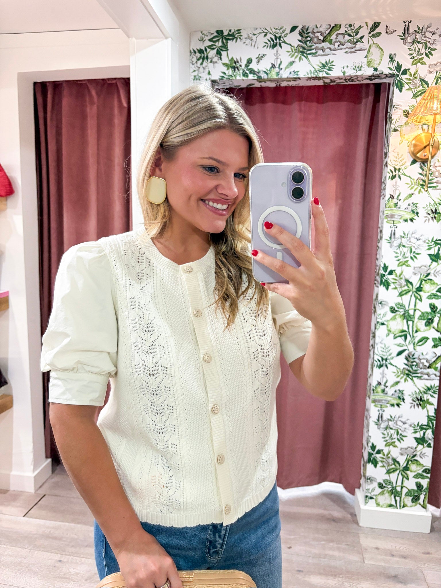 Cozy Lane Puff Sleeve Top