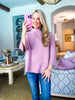 Sweet and Soft Pull Over Sweater-Dusty Mauve