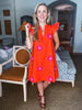 Mid Century Starburst Mini Dress