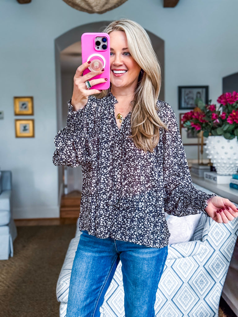 Firefly Glow Ruffled Top