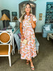 Lovely Garden Floral Midi Dress