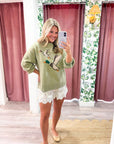 Lakeside Duck Sweater-Sage