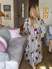 Wine & Whimsy Midi Dress