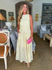Wrapped in Romance Eyelet Skirt Set-Yellow