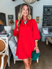 In the Details Dress-Red