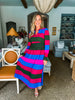 Ria Striped Maxi Dress