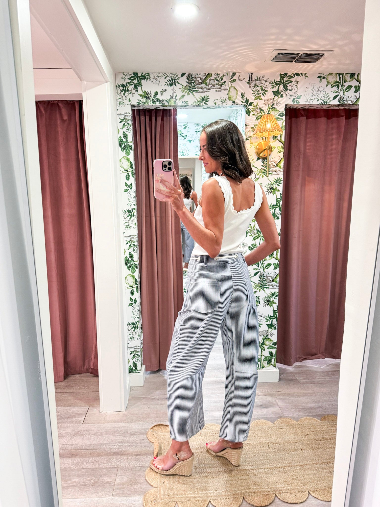 Maritime Stripe Barrel Pants