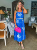 Vineyard Charm Floral Skirt Set
