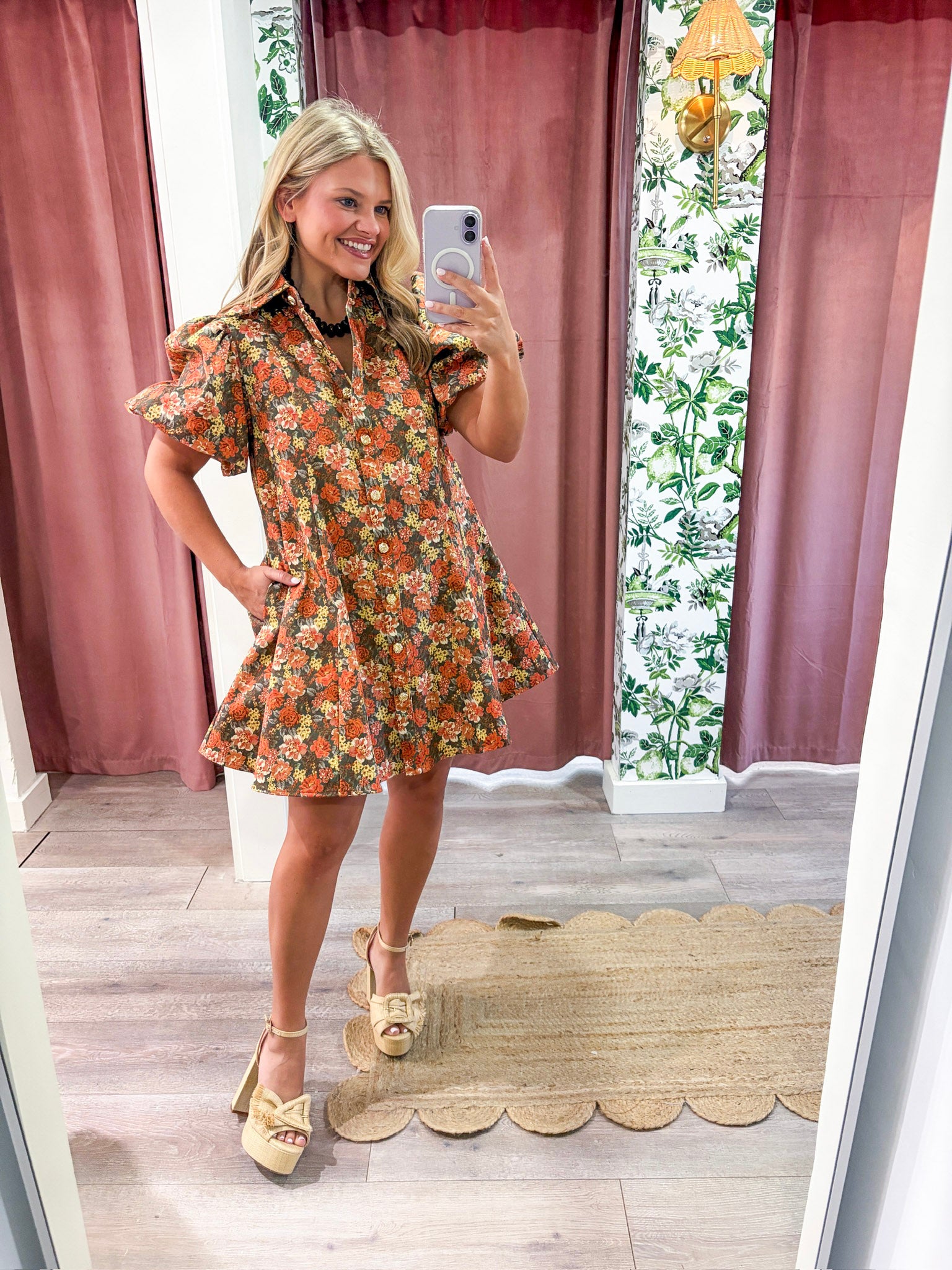 Maple Harvest Mini Dress