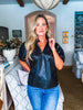 First Class Luxe Top-Black