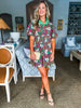 Mayan Flower Mini Dress