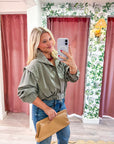 Trailside Funnel Neck Jacket-Olive Gray