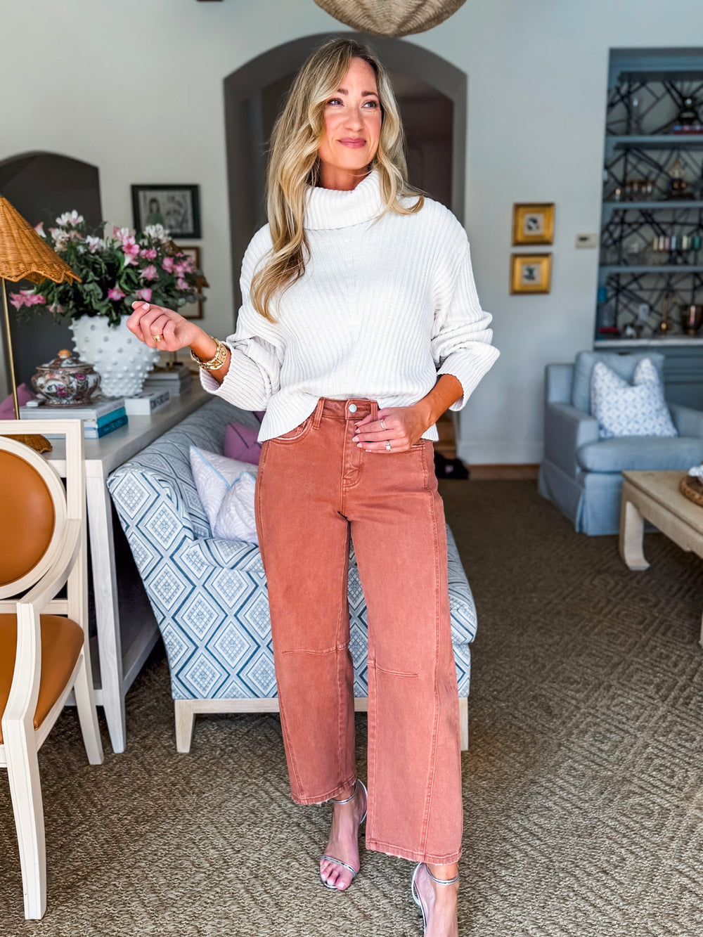 Twist and Turn Barrel Jeans