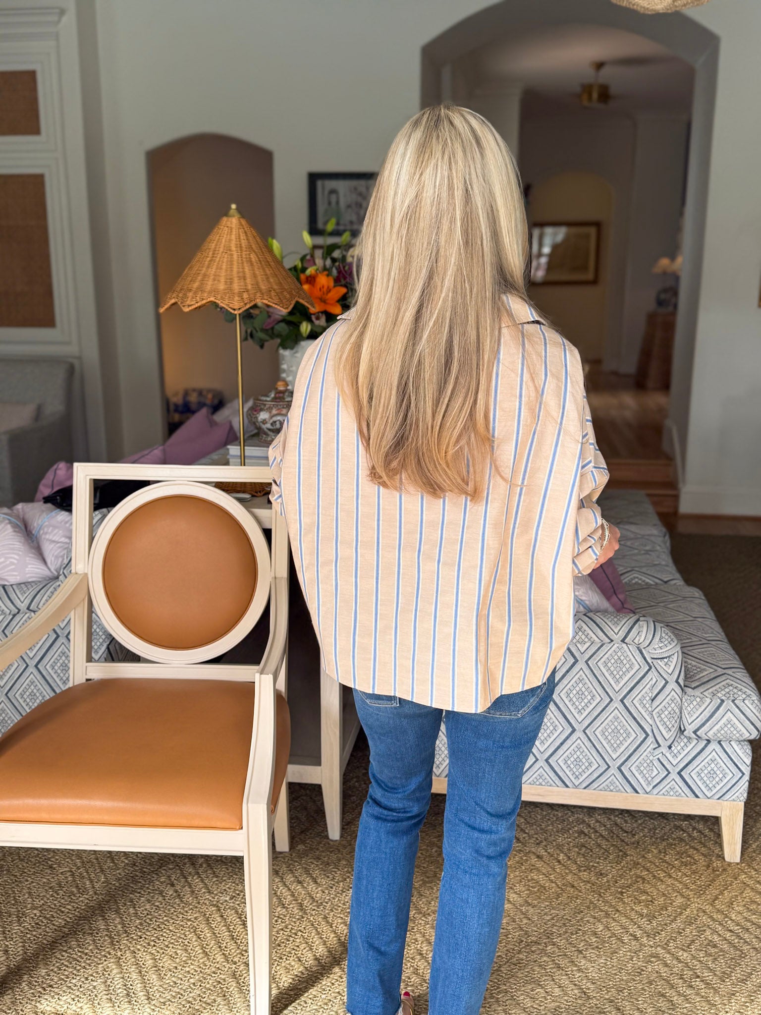 Caught Up Twist Detail Top-Taupe