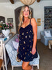 Something Special Embellished Mini Dress-Black