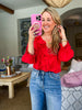 Seeing Love Ruffled Top