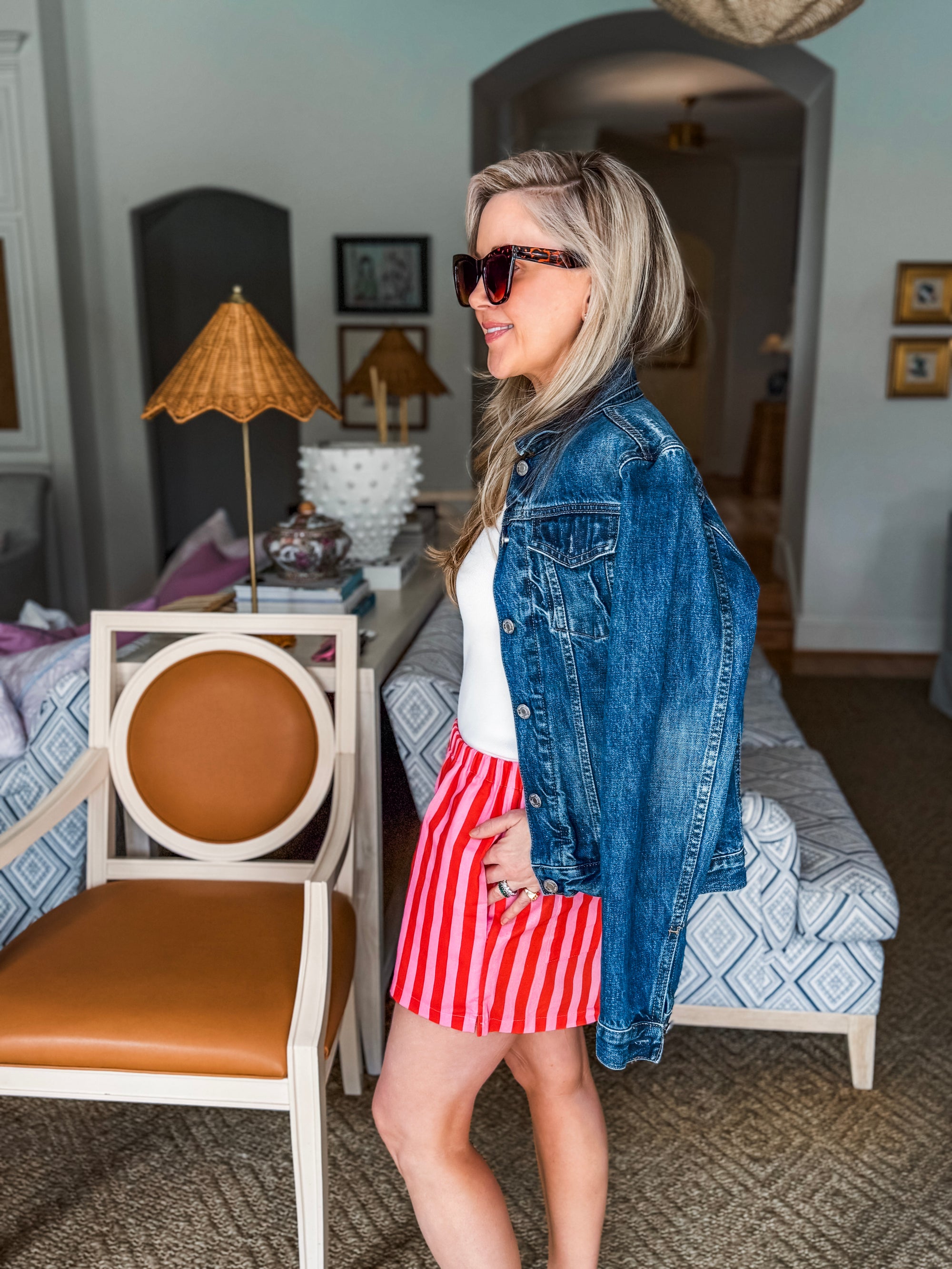 Summer Ready Striped Shorts