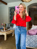 Seeing Love Ruffled Top