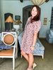 Loving Gaze Mini Dress-Camel