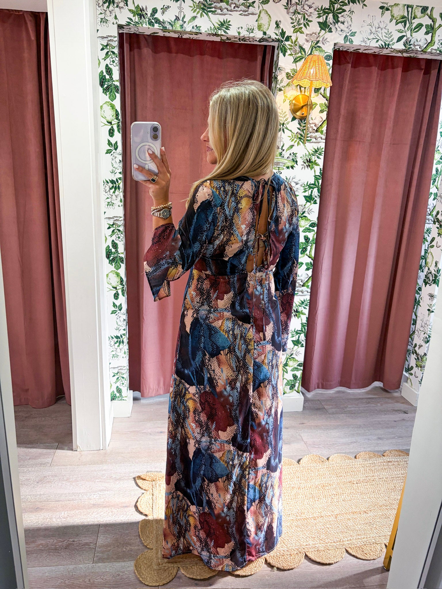 Serpent Sunset Maxi Dress