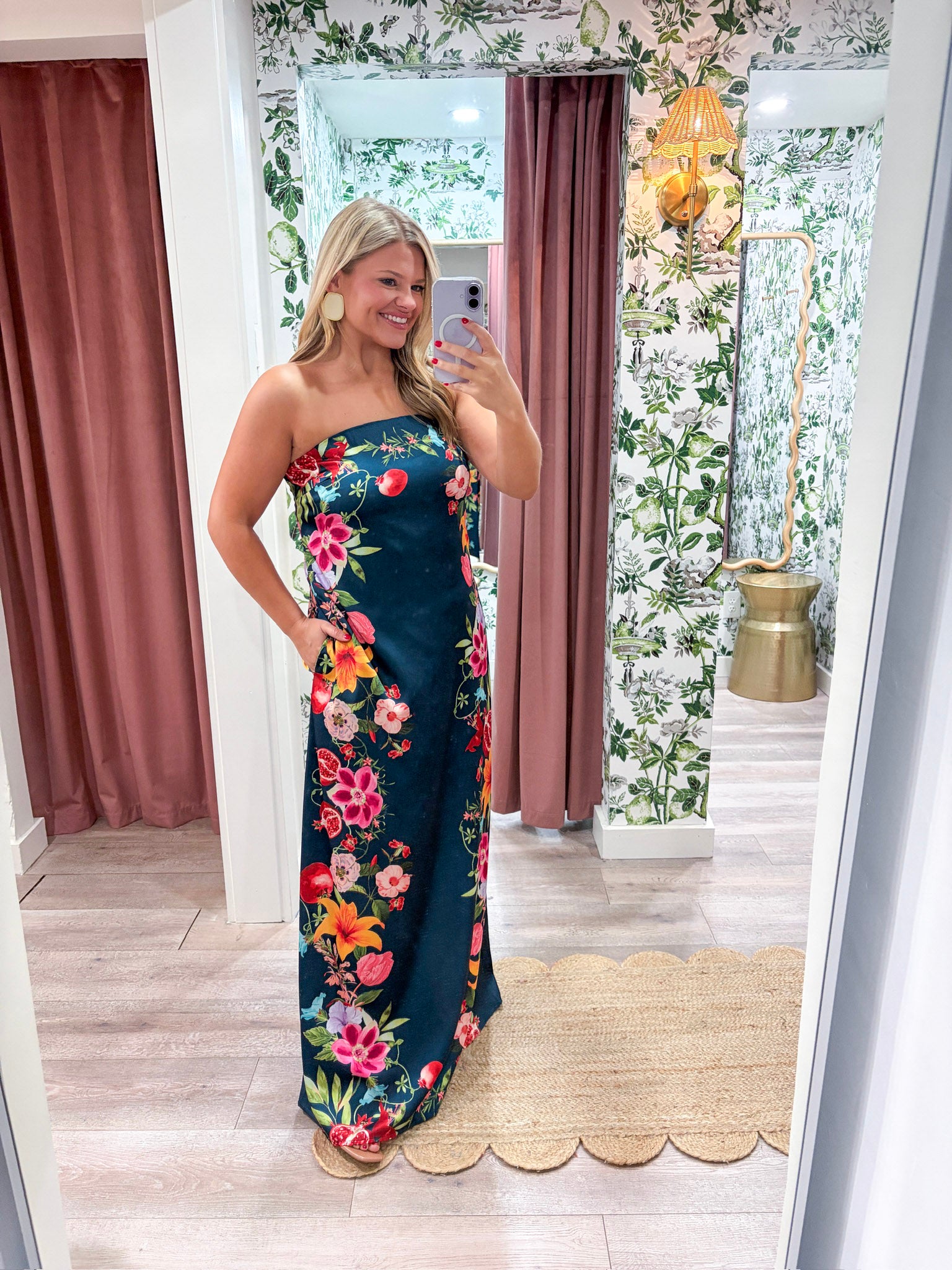 Summer Sorbet Strapless Maxi Dress
