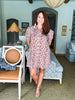 Loving Gaze Mini Dress-Camel